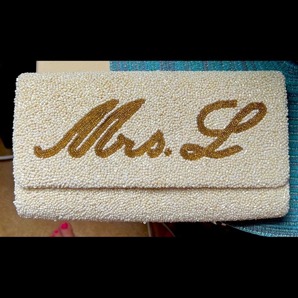 Island to East Side Mrs. L medium structured purse/clutch